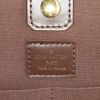 Porta-documentos Louis Vuitton Sabana en lona a cuadros marrón y cuero ébano - Detail D4 thumbnail