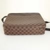 Louis Vuitton Sabana briefcase in brown damier canvas and ebene leather - Detail D5 thumbnail