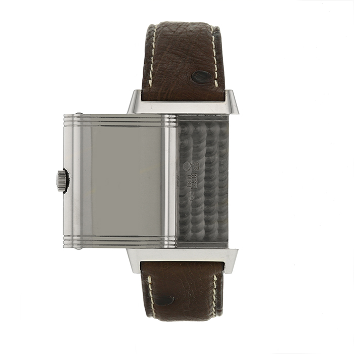 Jaeger Lecoultre Reverso watch in white gold Circa  2000