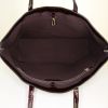Louis Vuitton Wilshire large model shopping bag in burgundy monogram patent leather - Detail D2 thumbnail