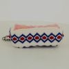 Chanel Mini Timeless shoulder bag in off-white, red and blue knitting - Detail D5 thumbnail
