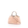 Fendi Micro Peekaboo shoulder bag in varnished pink leather and varnished pink sheepskin - 00pp thumbnail