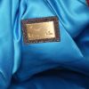 Bolso de mano Fendi Spy en terciopelo color burdeos y cuero irisado bronce - Detail D3 thumbnail