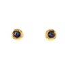 Dinh Van earrings in yellow gold and cordierites - 00pp thumbnail