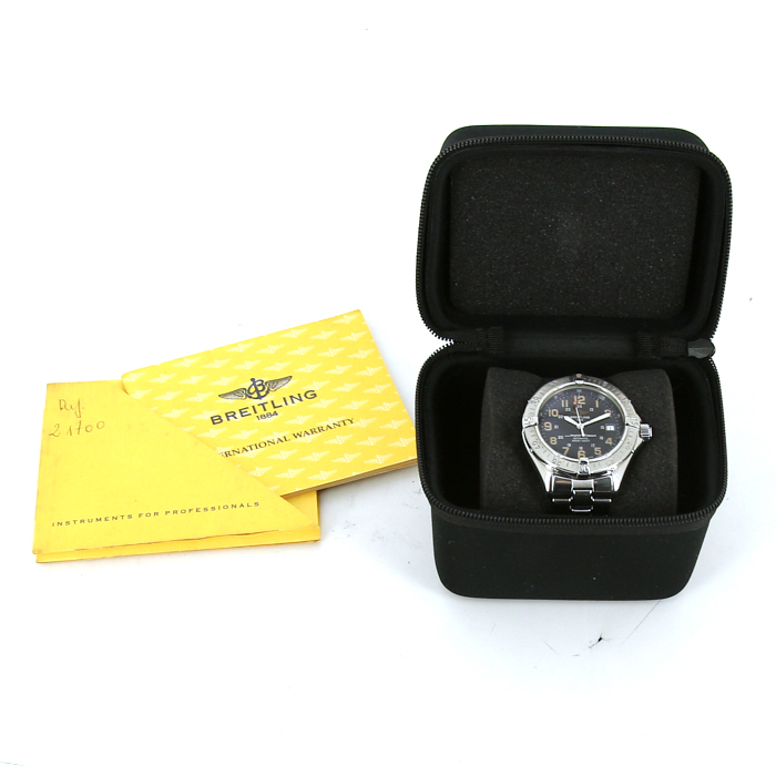 Reloj Breitling Superocean de acero Ref :  A17040 Circa  2000 - Detail D2