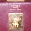 Bolso de mano Hermès Kelly 35 en cuero box color burdeos - Detail D3 thumbnail
