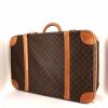 Louis Vuitton large model handbag in monogram canvas and natural leather - Detail D2 thumbnail