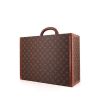 Valise Louis Vuitton President en toile monogram marron et cuir naturel - 00pp thumbnail
