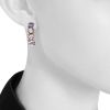 Par de criollas Pomellato Lulu en oro rosa,  amatistas y diamantes - Detail D1 thumbnail