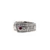 Dior ring in platinium,  diamonds and ruby - 00pp thumbnail