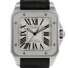 Cartier Santos-100 watch in stainless steel Ref:  2656 Circa  2000 - 00pp thumbnail
