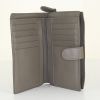 Bottega Veneta wallet in grey intrecciato leather - Detail D2 thumbnail