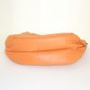 Bolso de mano Bottega Veneta en cuero intrecciato naranja - Detail D4 thumbnail