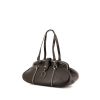 Dior Détective handbag in dark brown leather - 00pp thumbnail