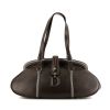 Dior Détective handbag in dark brown leather - 360 thumbnail