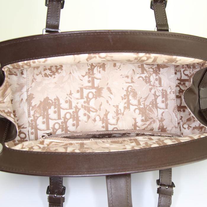 Borsa Dior Détective in pelle marrone scuro - Detail D3
