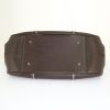 Bolso de mano Dior Détective en cuero marrón oscuro - Detail D5 thumbnail