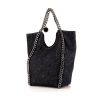Stella McCartney shopping bag in dark blue denim canvas - 00pp thumbnail