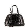 Dior handbag in black patent leather - 360 thumbnail