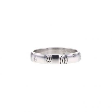 Cartier Happy Birthday small model ring in white gold