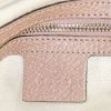 Gucci shopping bag in beige monogram canvas and rosy beige leather - Detail D4 thumbnail