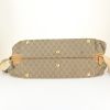 Gucci Gucci Vintage travel bag in beige monogram canvas and beige leather - Detail D4 thumbnail