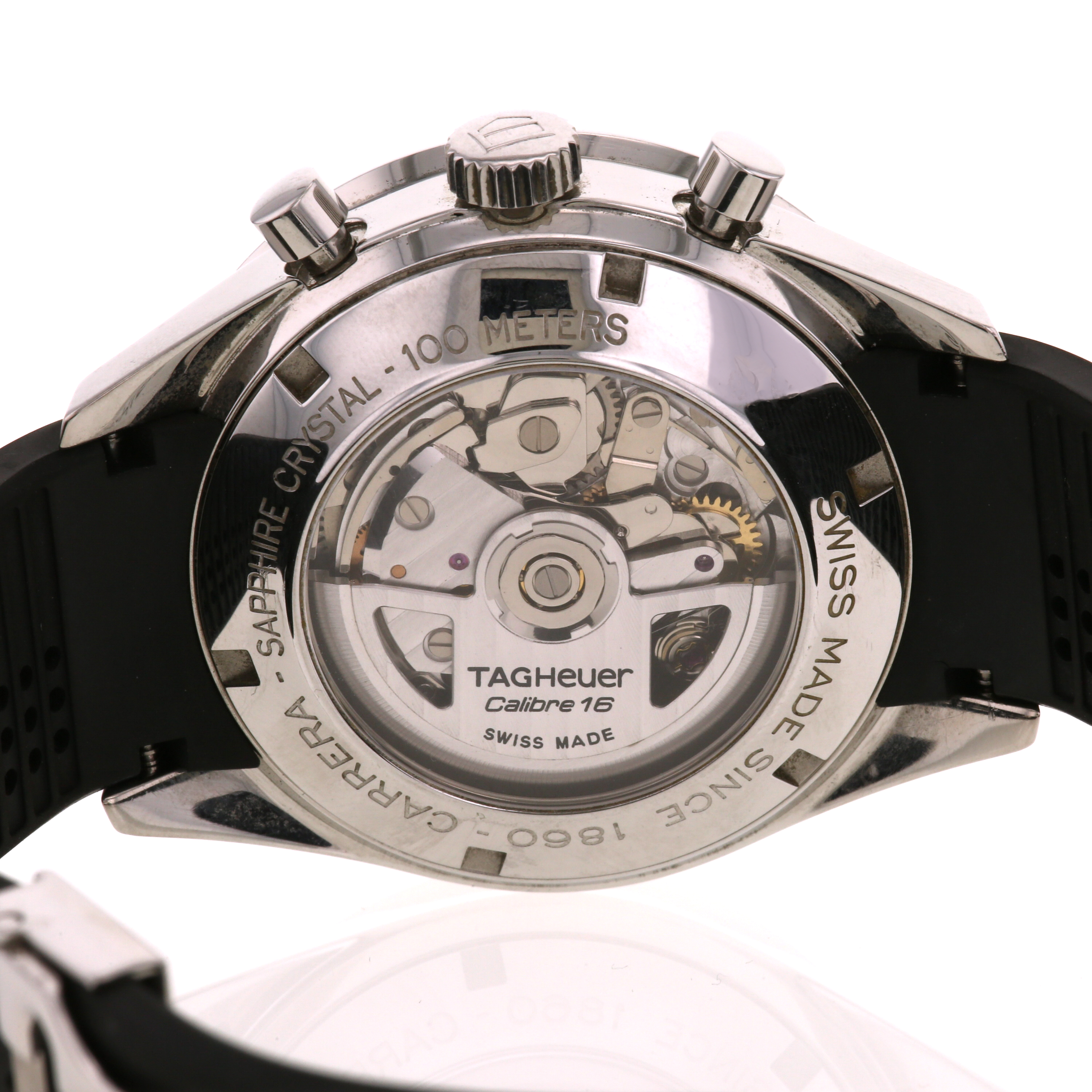 TAG Heuer Carrera Automatic Chronograph watch in stainless steel Ref:  CV2014-2 Circa  2000