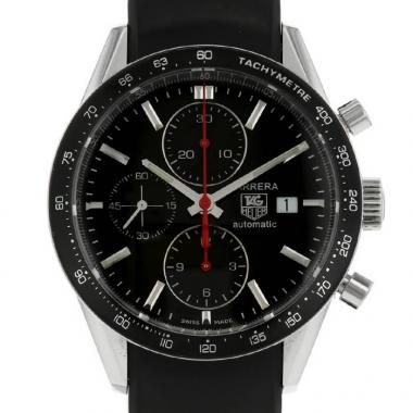 Reloj TAG Heuer Carrera Automatic Chronograph de acero Ref :  CV2014-2 Circa  2000