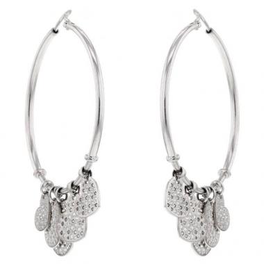 Par de criollas Dior Coeurs Légers en oro blanco y diamantes