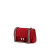 Borsa Chanel Mini 2.55 in jersey rosso - 00pp thumbnail