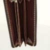 Portafogli Louis Vuitton Zippy in tela monogram cerata marrone - Detail D2 thumbnail