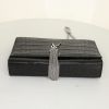 Bolso bandolera Saint Laurent Kate modelo mediano en cuero negro - Detail D4 thumbnail