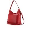 Shopping bag Ralph Lauren in pelle rossa - 00pp thumbnail