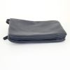Marni shoulder bag in blue grained leather - Detail D4 thumbnail