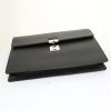 Gucci Bamboo briefcase in black leather - Detail D5 thumbnail