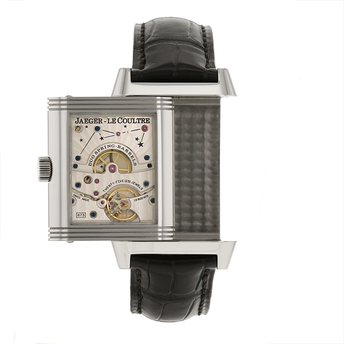 Orologio Jaeger Lecoultre Reverso Grande Sun Moon in acciaio Ref :  240827 Circa  2016