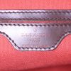 Sac à dos Louis Vuitton Soho en toile damier ébène et cuir marron - Detail D3 thumbnail