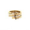 Dinh Van Duo Spirale double ring in yellow gold and white gold - 00pp thumbnail