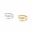 Dinh Van Duo Spirale double ring in yellow gold and white gold - Detail D2 thumbnail
