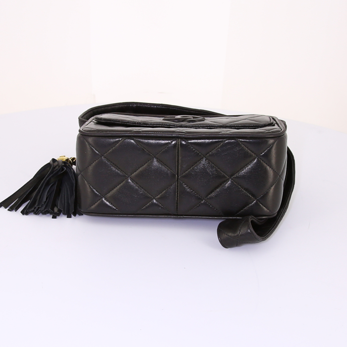 Borsa Chanel Camera in pelle trapuntata marrone - Detail D4