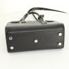 Saint Laurent Sac de jour Nano model handbag in black grained leather - Detail D5 thumbnail