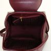 Cartier backpack in burgundy leather - Detail D2 thumbnail