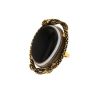 Vintage ring in yellow gold and diamonds and in agate - 00pp thumbnail