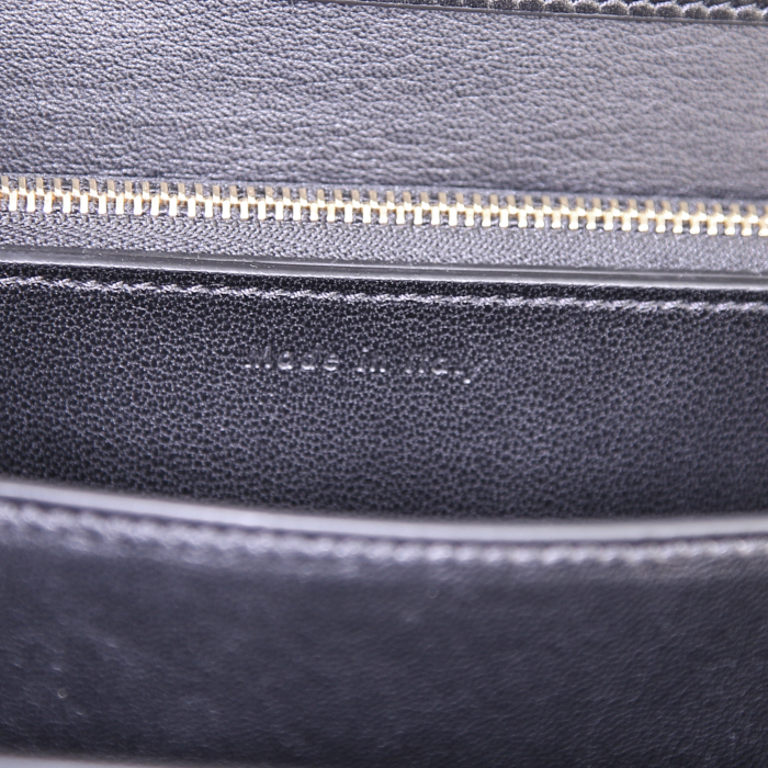 Borsa Celine Classic Box in pelle box nera - Detail D3