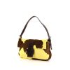 Fendi Baguette handbag in yellow and brown foal and brown - 00pp thumbnail