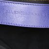Balenciaga shoulder bag in purple leather - Detail D2 thumbnail