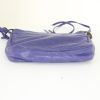 Balenciaga shoulder bag in purple leather - Detail D4 thumbnail