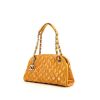 Chanel Just Mademoiselle handbag in yellow Curry quilted leather - 00pp thumbnail
