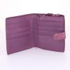 Portefeuille Bottega Veneta en cuir intrecciato violet - Detail D1 thumbnail