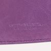 Portafogli Bottega Veneta in pelle intrecciata viola - Detail D2 thumbnail